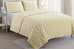King-Size Quilt Set, Just $16.51 at Walmart (Limited-Time Rollback Price) card image