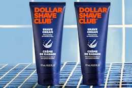 two dollar shave club creams on the counter