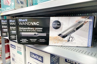 Shark WandVac on a Walmart shelf