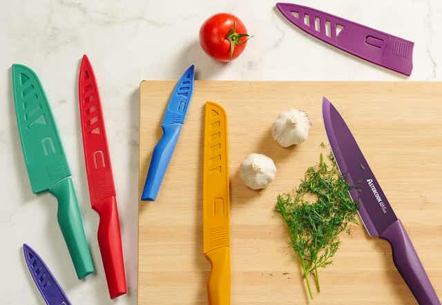 Color-Block Knife 12-Piece Set, Only $12.98 on Amazon card image