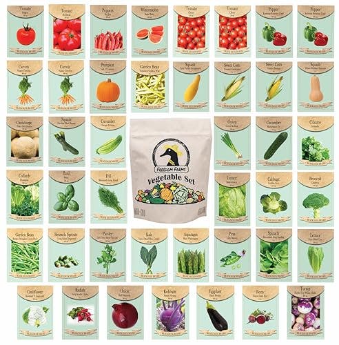Heirloom Vegetable & Herb Seeds 43-Pack