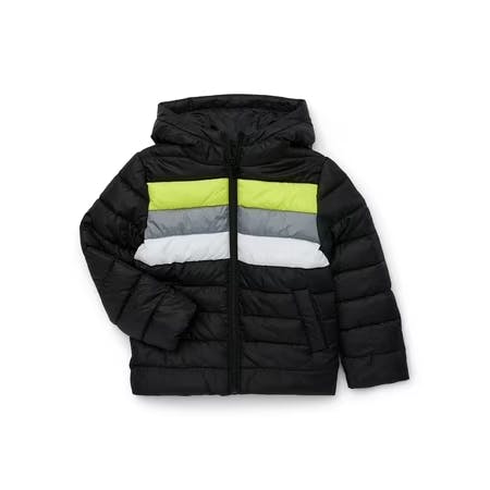Kids' Quilted Hooded Puffer Jacket