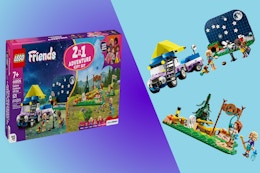 3 images of the Lego 2-in-1 adventure set (stock images)