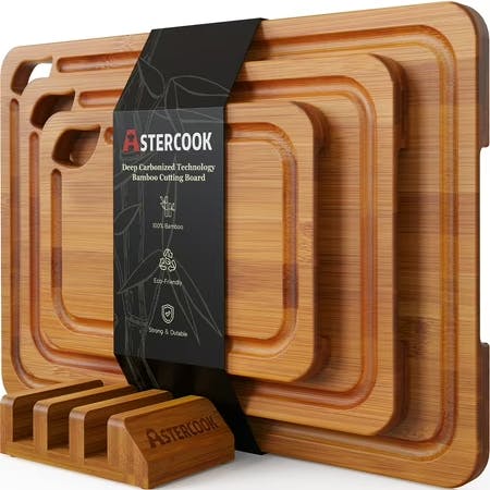 Astercook 4-Piece Cutting Board Set
