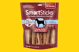 Bestselling SmartBones Dog Treats, as Low as $3.93 on Amazon card image