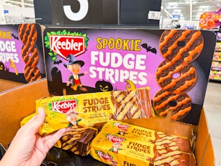 In-store photo of Keebler Spookie Fudge Stripes at Walmart