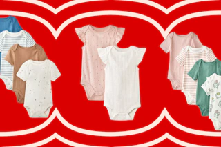 3 cloud island bodysuit sets side by side