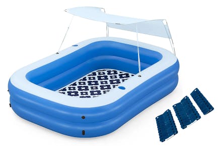 H2Go Inflatable Pool + Hanger Clips