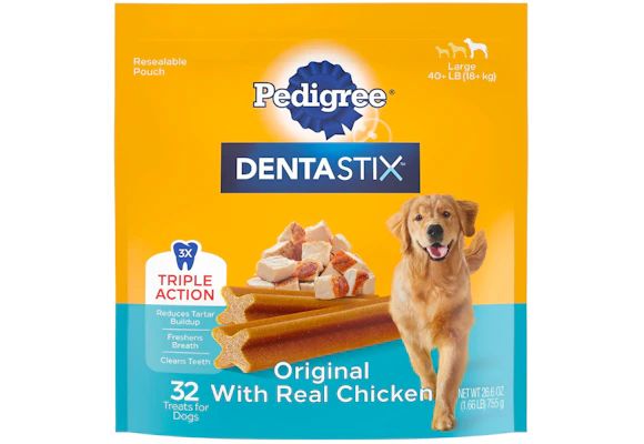 2 Dog Dental Treat Bags