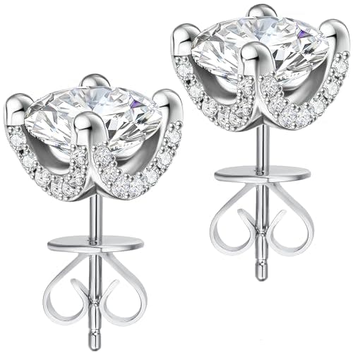 Moissanite Stud Earrings