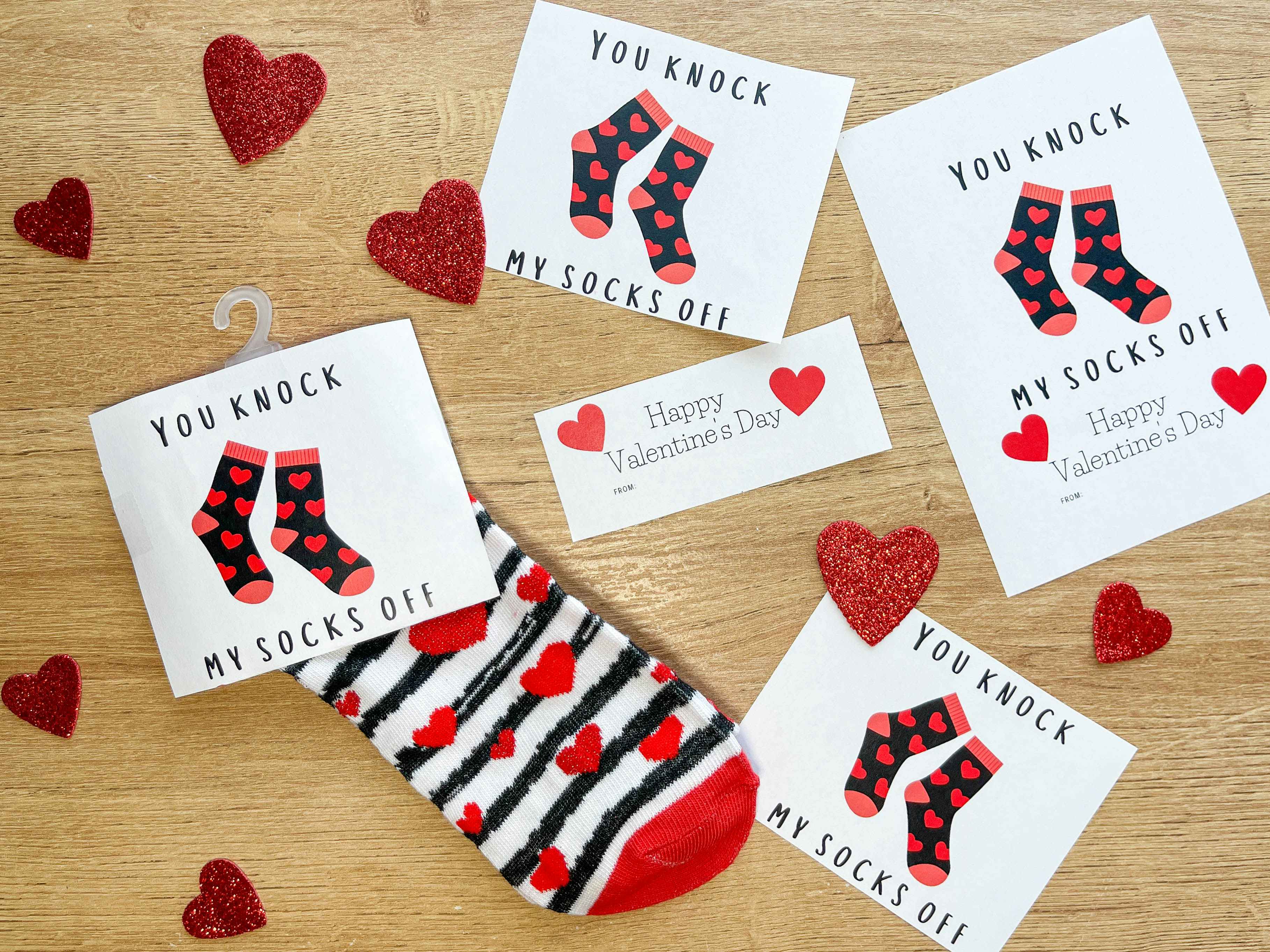 diy valentine made from fun socks 