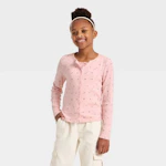 Cat & Jack Kids' Floral Knit Set