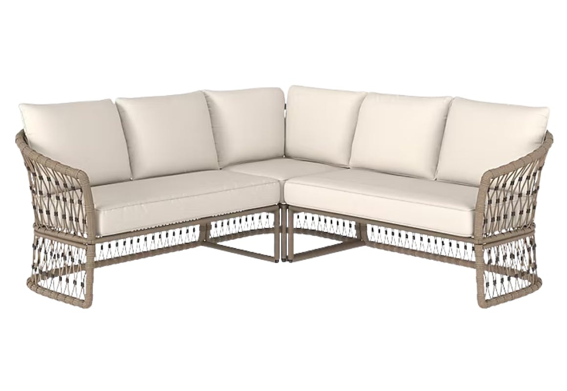 Style Selections Wicker Sectional