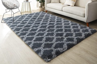 plaid rug