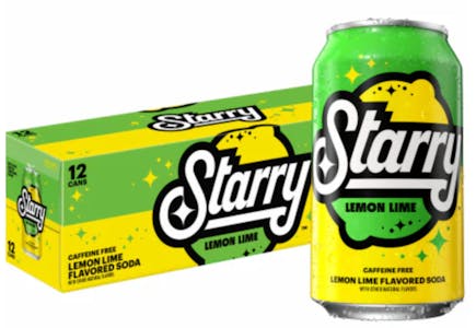 4 Starry Soda 12-Packs