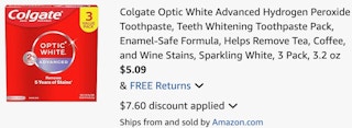 amazon-colgate-optic-white-cart