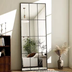 Full Length Windowpane Mirror