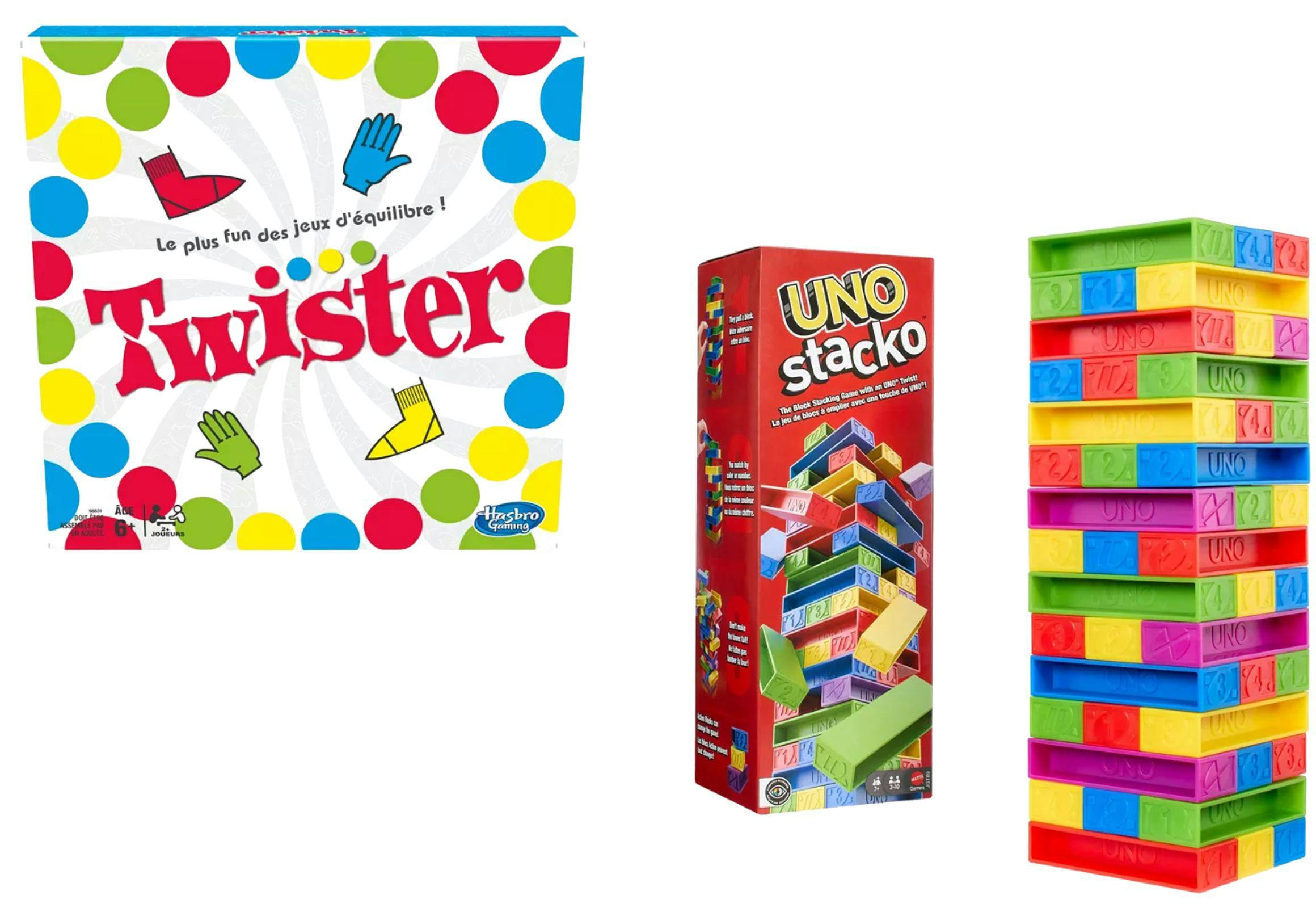Twister and Uno Game