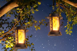 Solar Lanterns 2-Pack B0GFVGXYLN