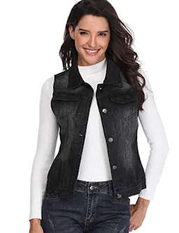 Women's Denim Vest