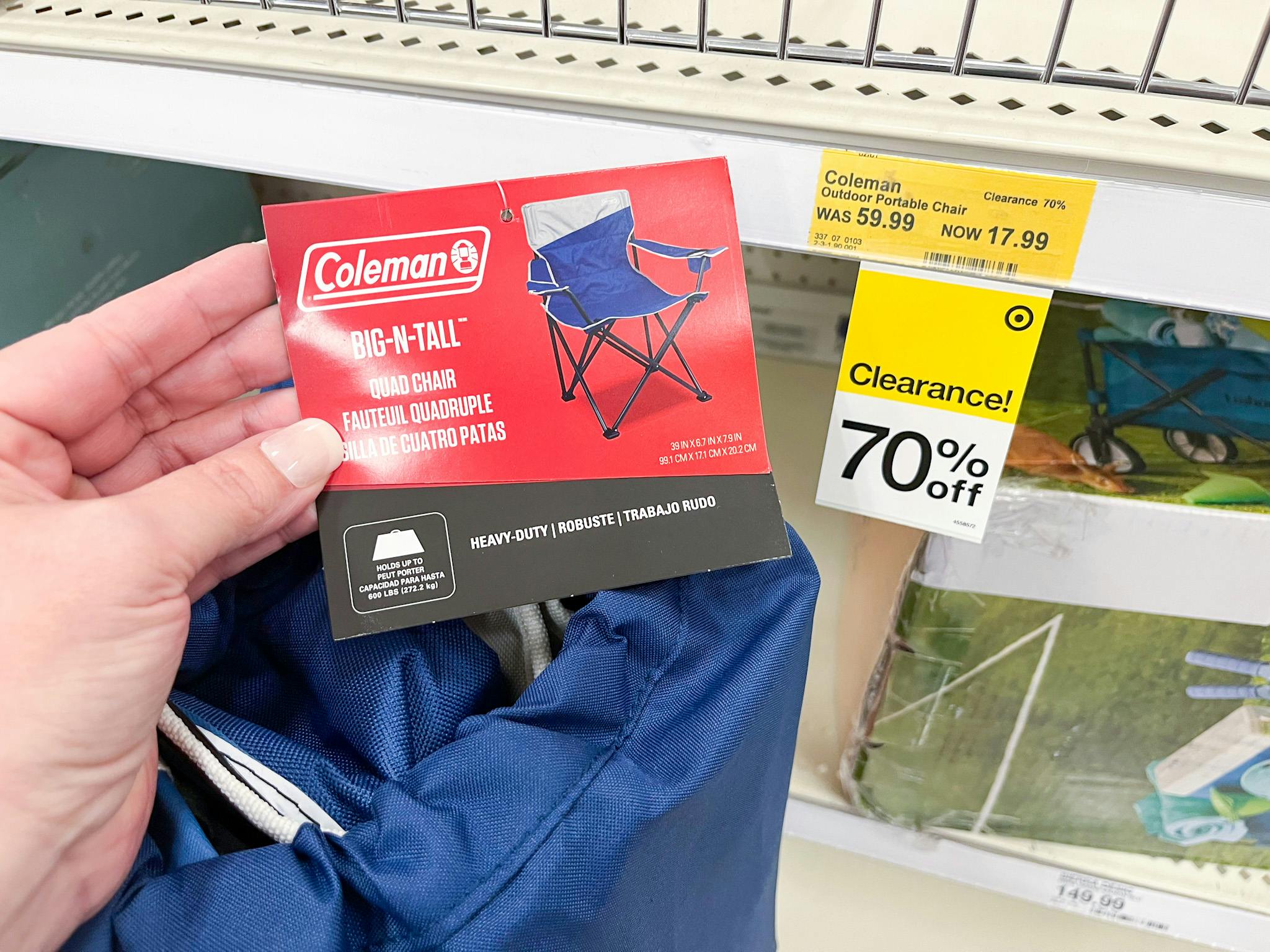 Coleman Big & Tall Quad Chair