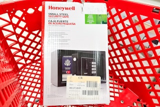 Honeywell Security Safe in Target shopping cart