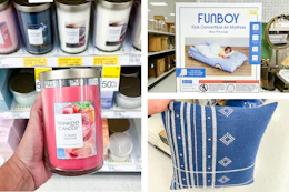 yankee candle, funboy, and threshold side by side target home clearance