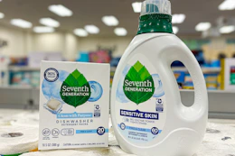 seventh generation laundry detergent and dishwasher tabs