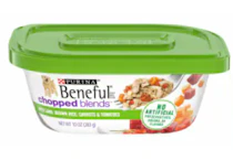 2 Purina Beneful Dog Food Tubs