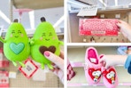 collage with avocado couple, snoopy slippers, and eyemask set