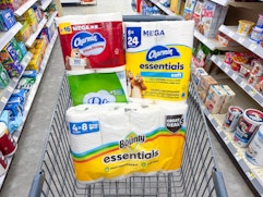 bounty charmin puffs items in walgreens cart