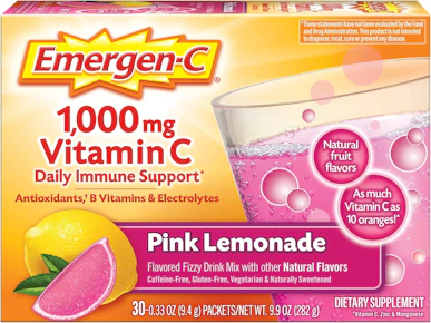 2 Emergen-C Supplement Powder Boxes