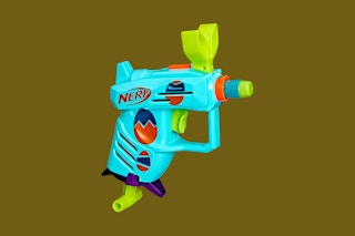 a nerf blaster gun