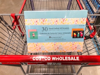box of greeting cards