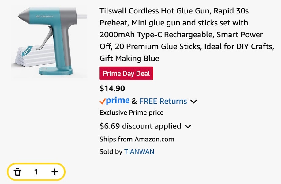 hot glue gun