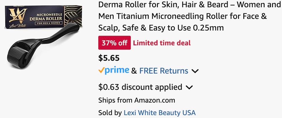 amazon-derma-roller-cart