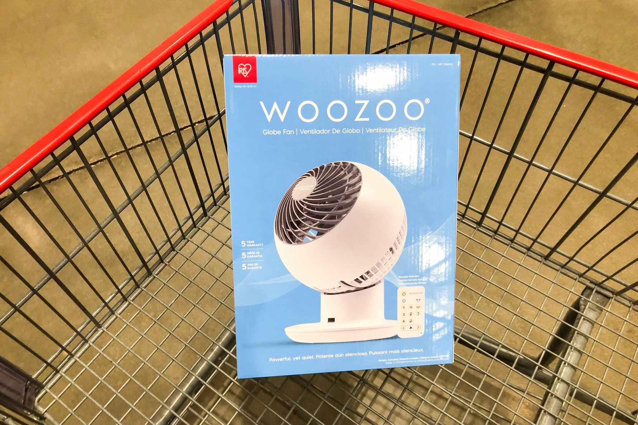 Woozoo 5-Speed Globe Fan, Only $27.99 at Costco (Reg. $37.99)