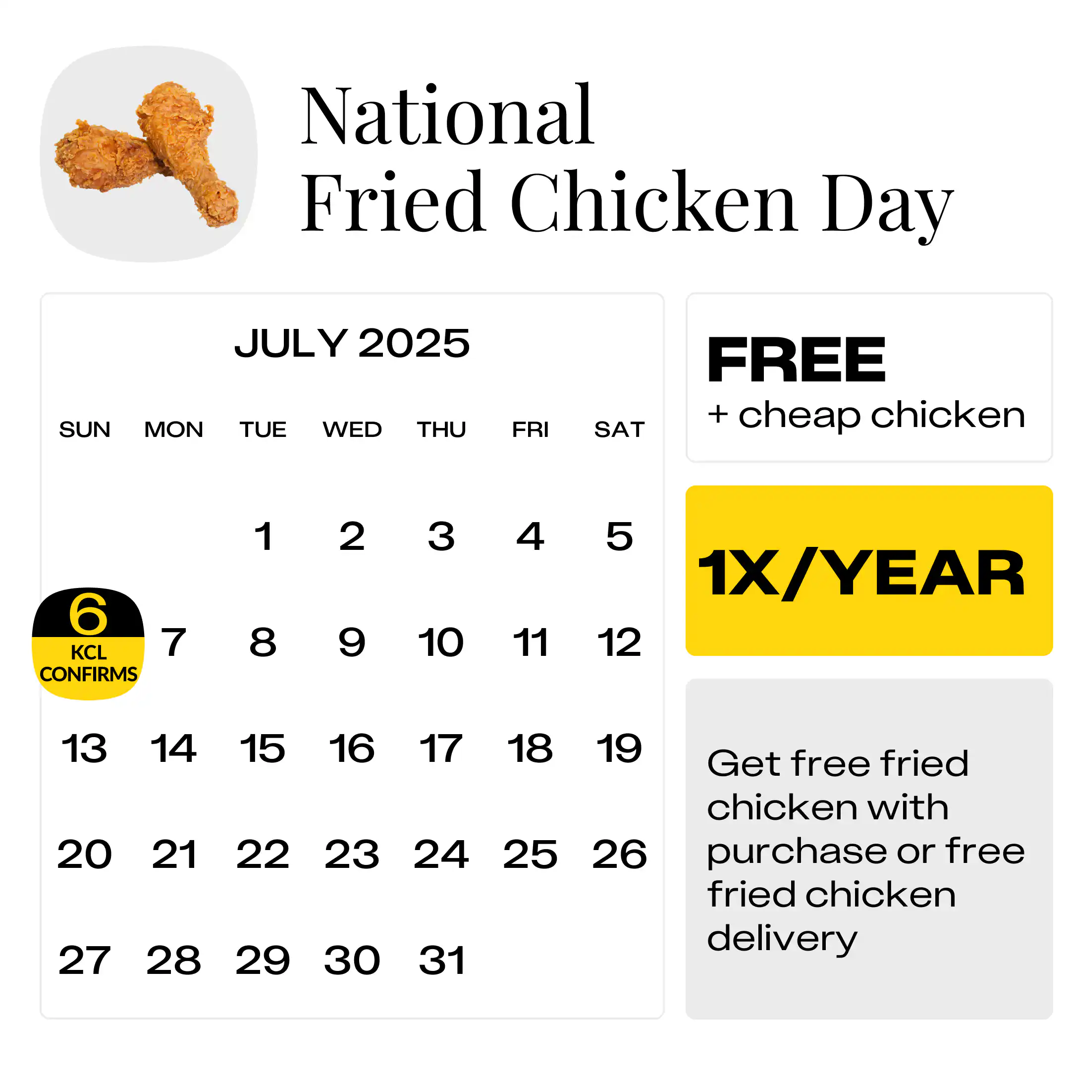 20 National Fried Chicken Day Deals To Watch For On July 6 2025 The 20 national fried chicken day deals to watch for on july 6 2025 the