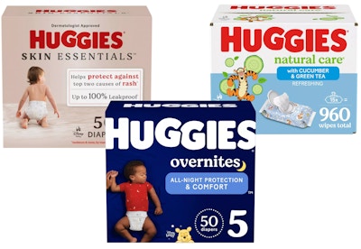3 Huggies Products