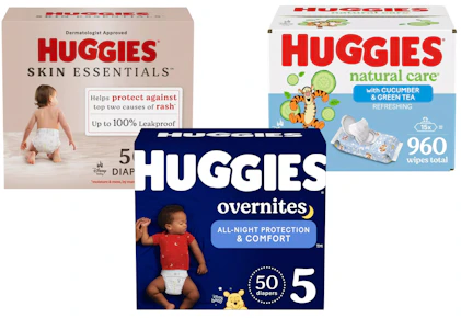 3 Huggies Products