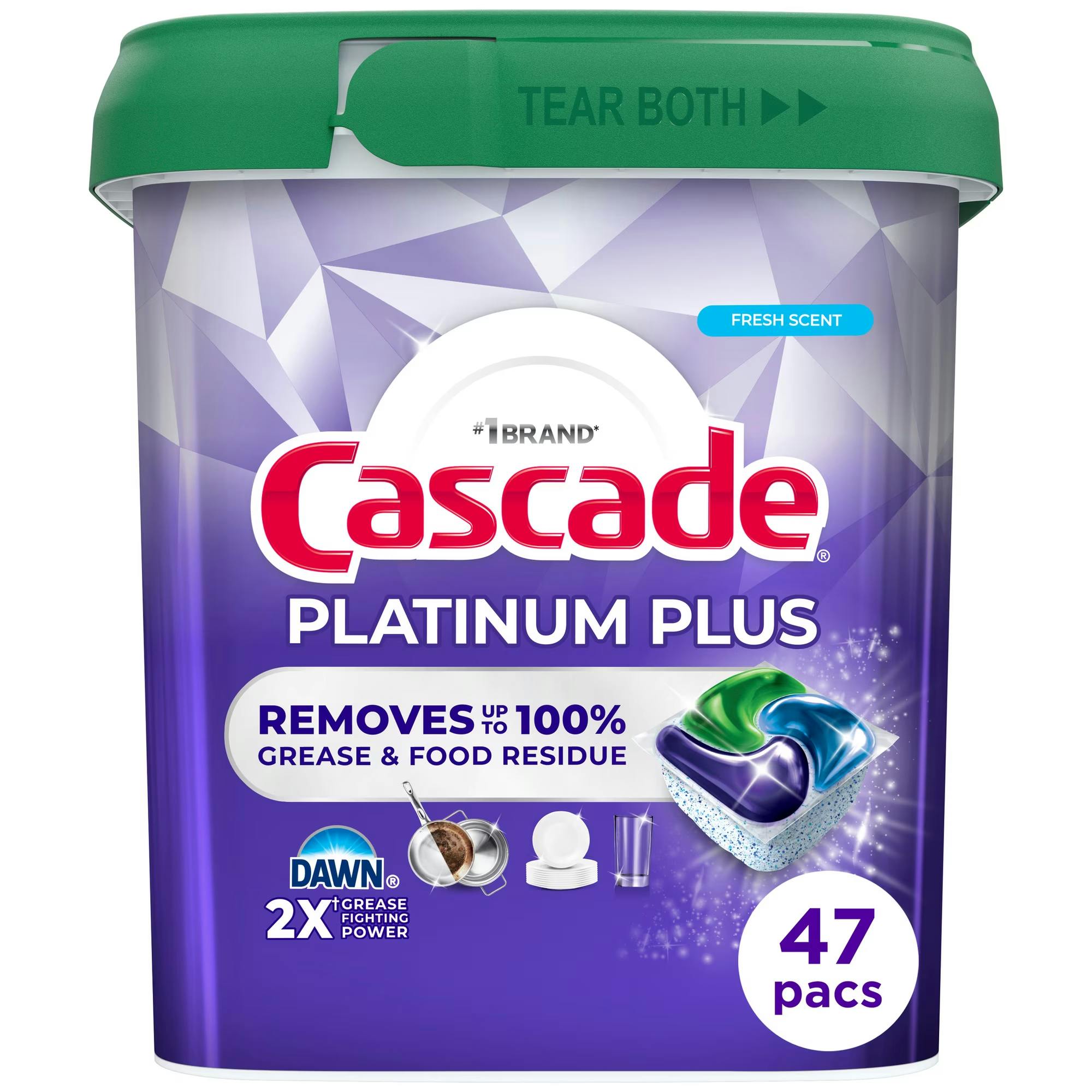 Cascade Plus Dishwasher Pacs