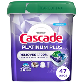 Cascade Plus Dishwasher Pacs