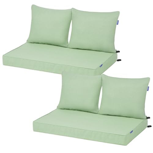 Outdoor Loveseat Cushion Set