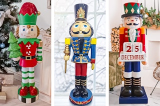 Three lifestyle images of Fraser Hill Farm Nutcrackers