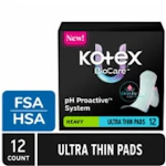 Kotex Ultra Thin Pads Box