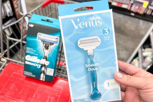 How to Save 80% on Razors With Gillette and Venus Coupons at CVS card image