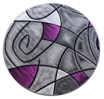 Modern Contemporary Round Area Rug