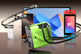 Wall Charger with Retractable Cables B0FPMCV9GR