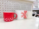 3 styles of Spritz Valentine's Day mugs in Target store