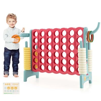 Costway Giant 4-in-a-Row Game Set